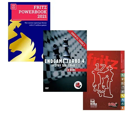 Fritz 17 + Powerbook 2021 + Endgame Turbo 4 Bundle
