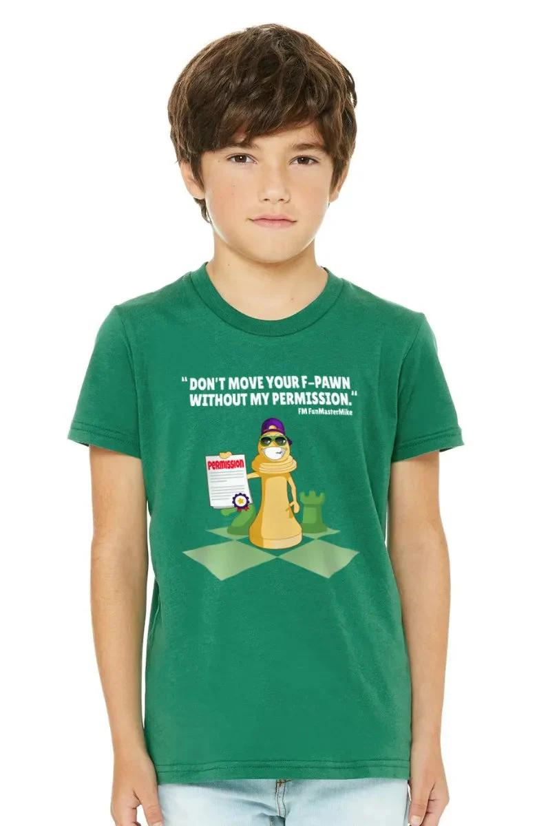 FunMasterMike "Permission Required" T-Shirt - Kid - Image 25
