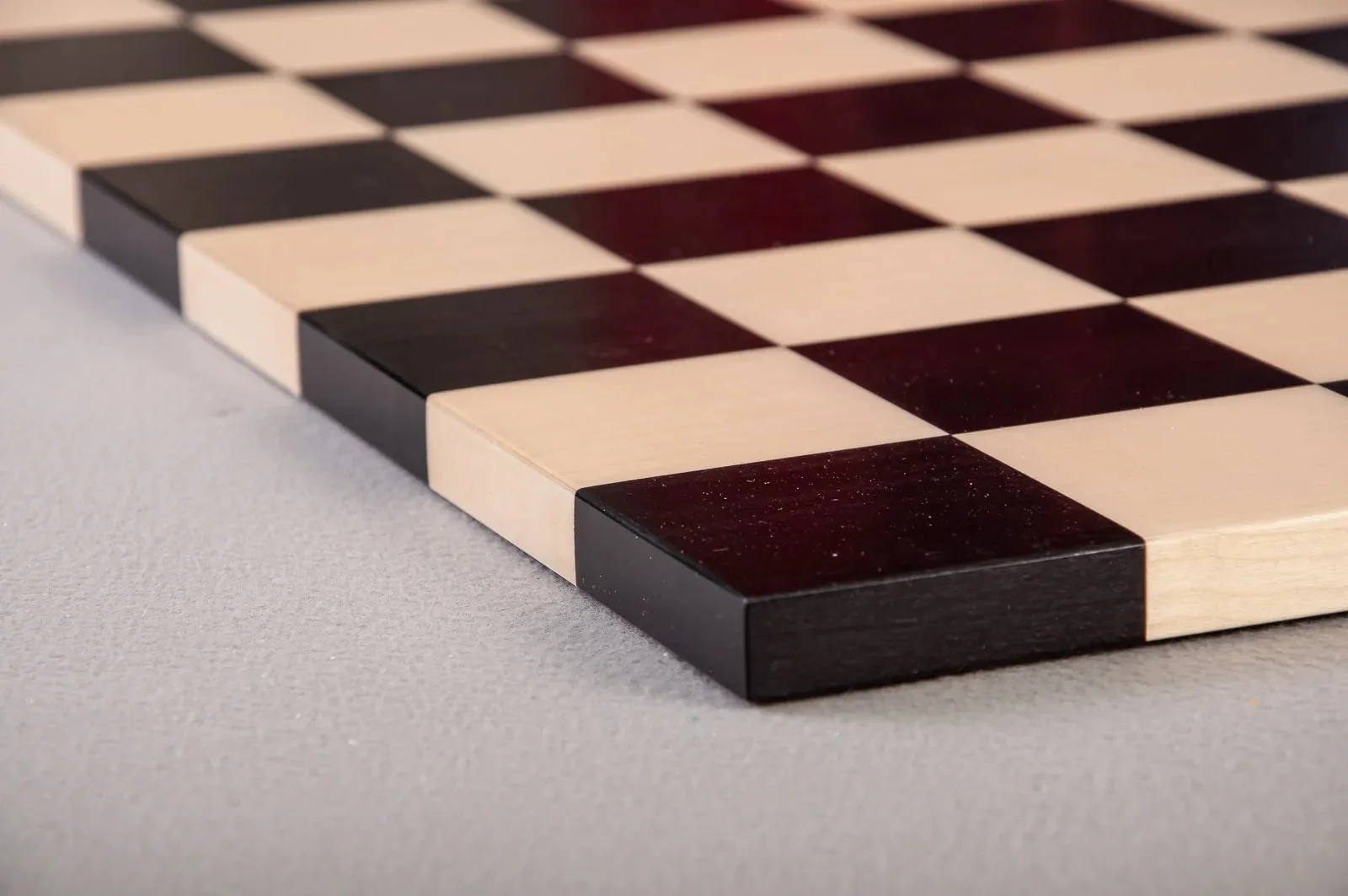 Ebony & Maple Frameless Modern - 2.5" Luxury Chess Board - Image 2
