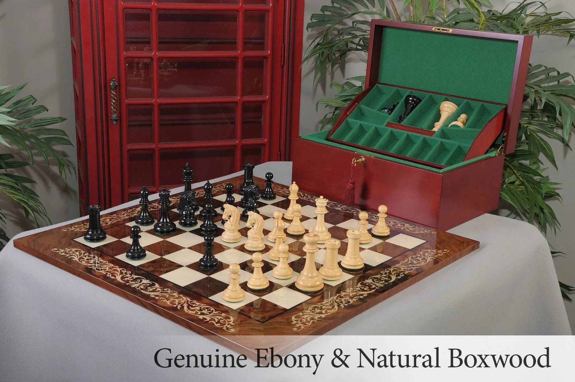 Genuine Ebony and Natural Boxwood