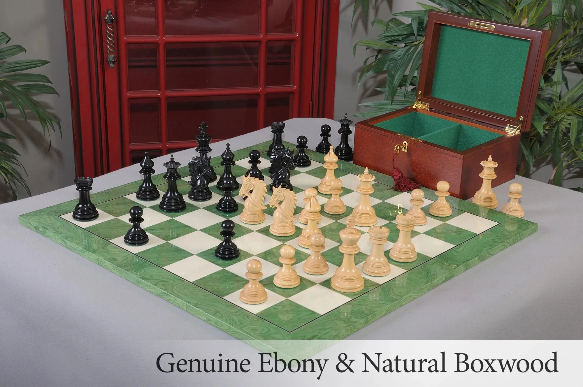 Genuine Ebony and Natural Boxwood