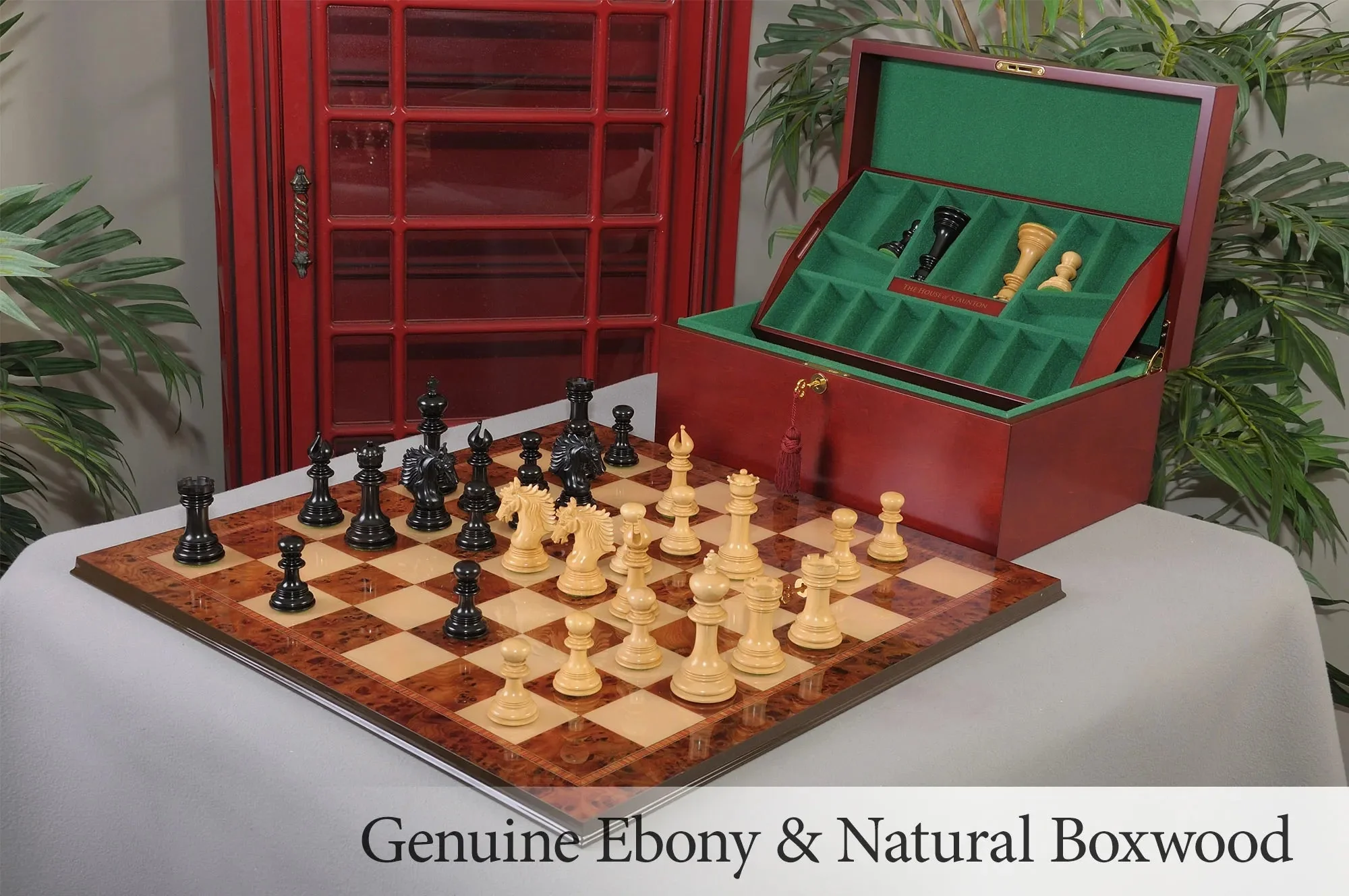 Genuine Ebony and Natural Boxwood
