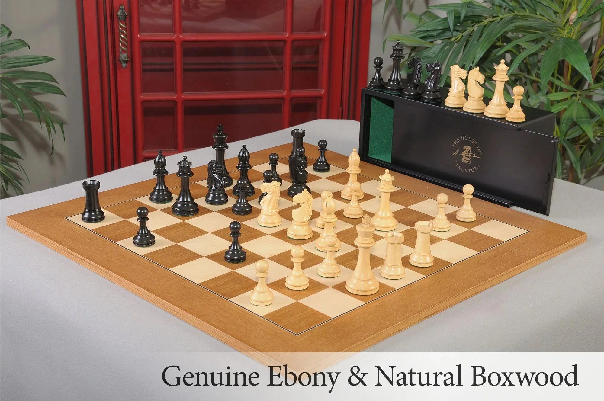 Genuine Ebony and Natural Boxwood