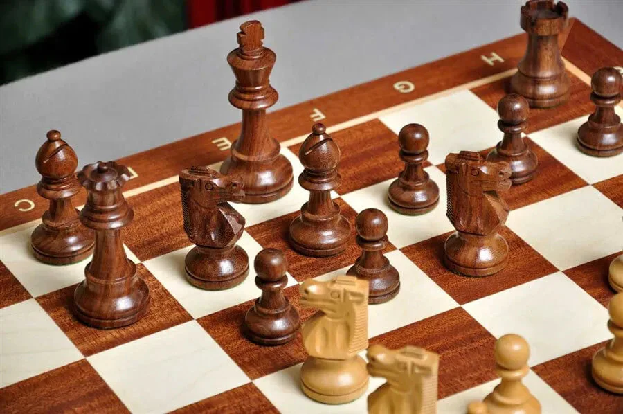 Golden Rosewood and Natural Boxwood