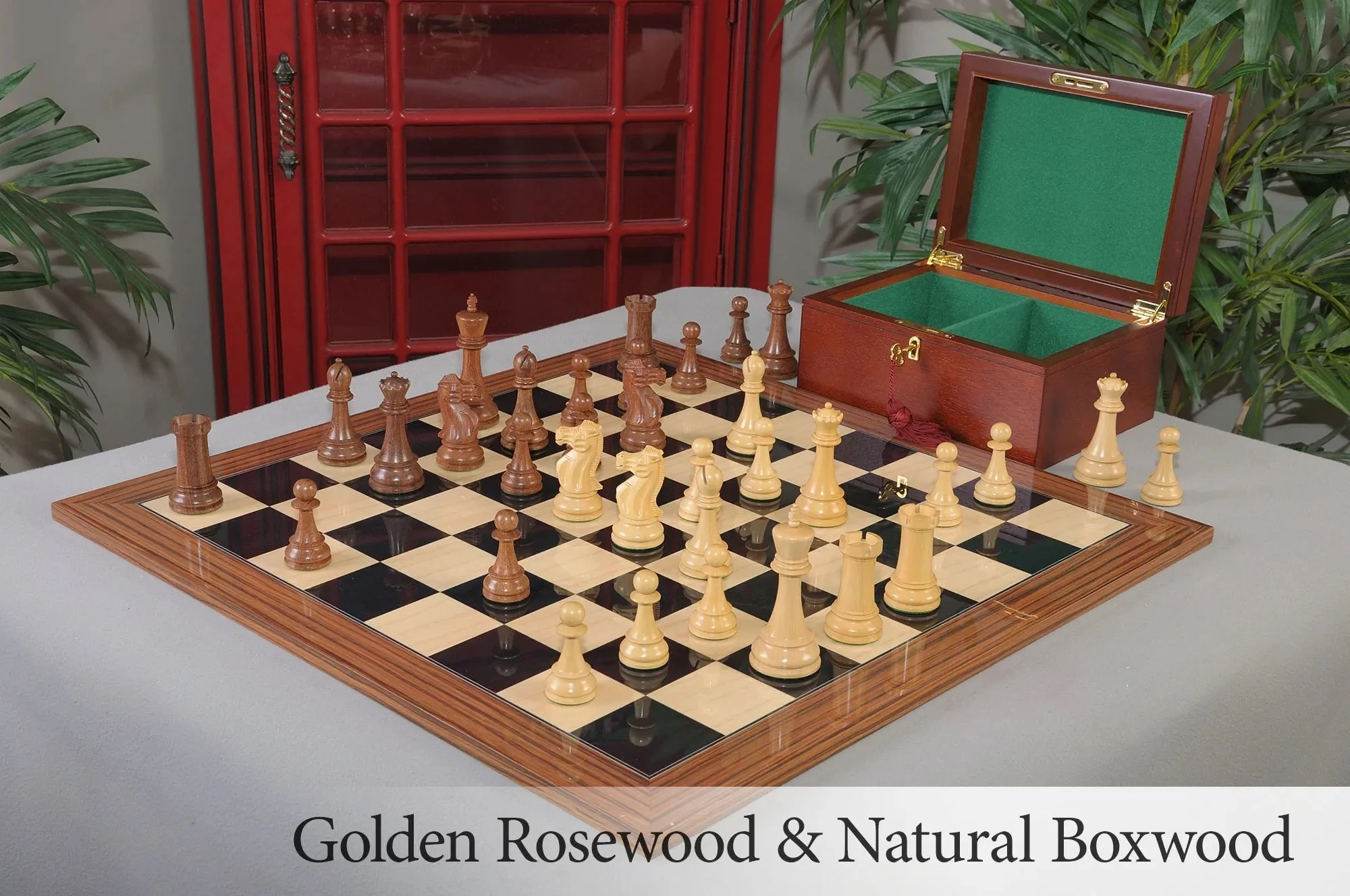 Golden Rosewood and Natural Boxwood