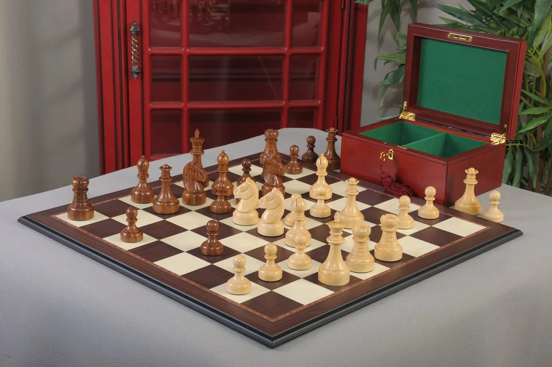 Golden Rosewood and Natural Boxwood