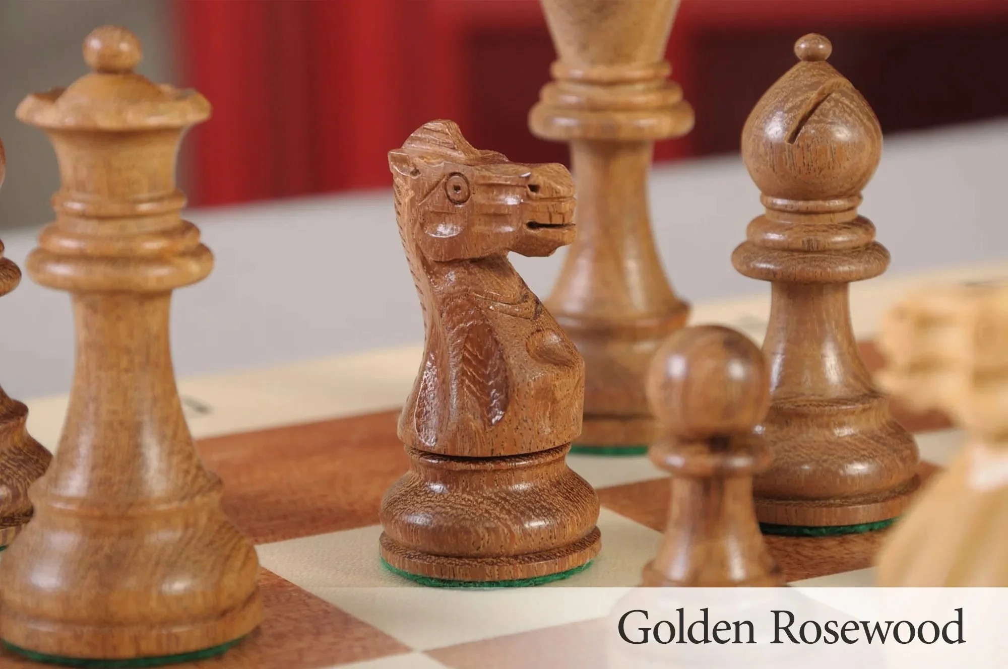 Golden Rosewood and Natural Boxwood