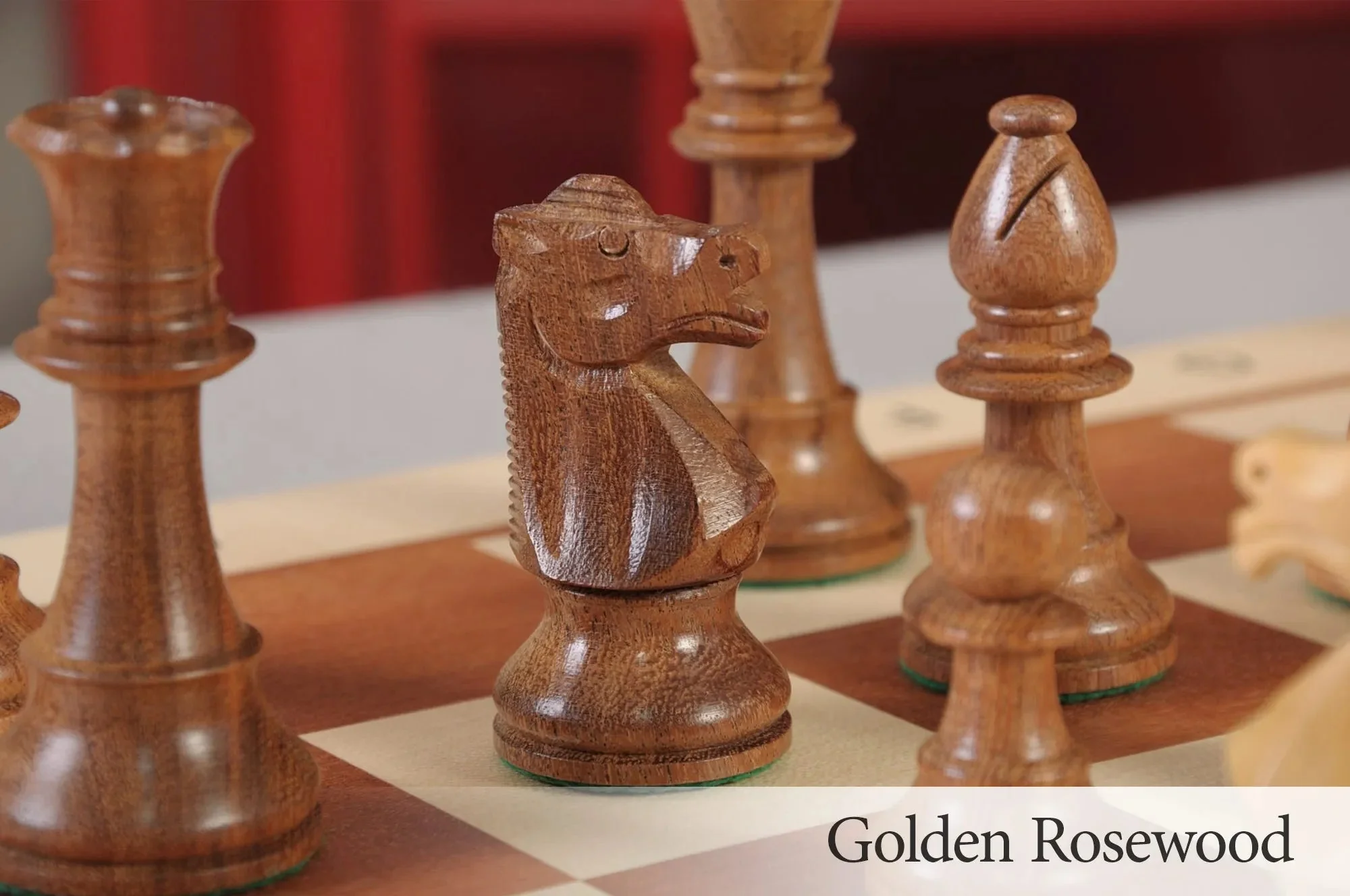 Golden Rosewood and Natural Boxwood
