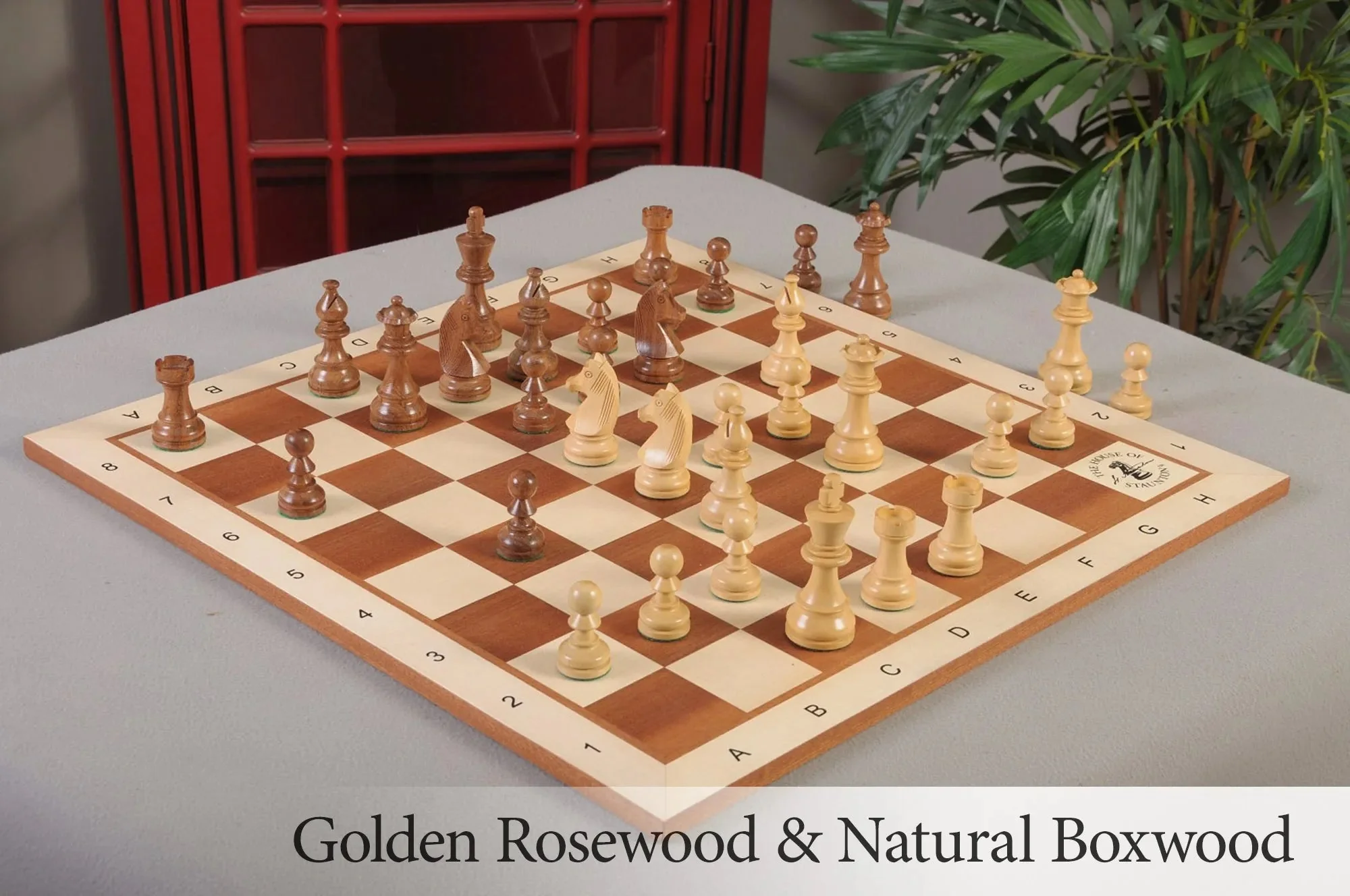 Golden Rosewood and Natural Boxwood