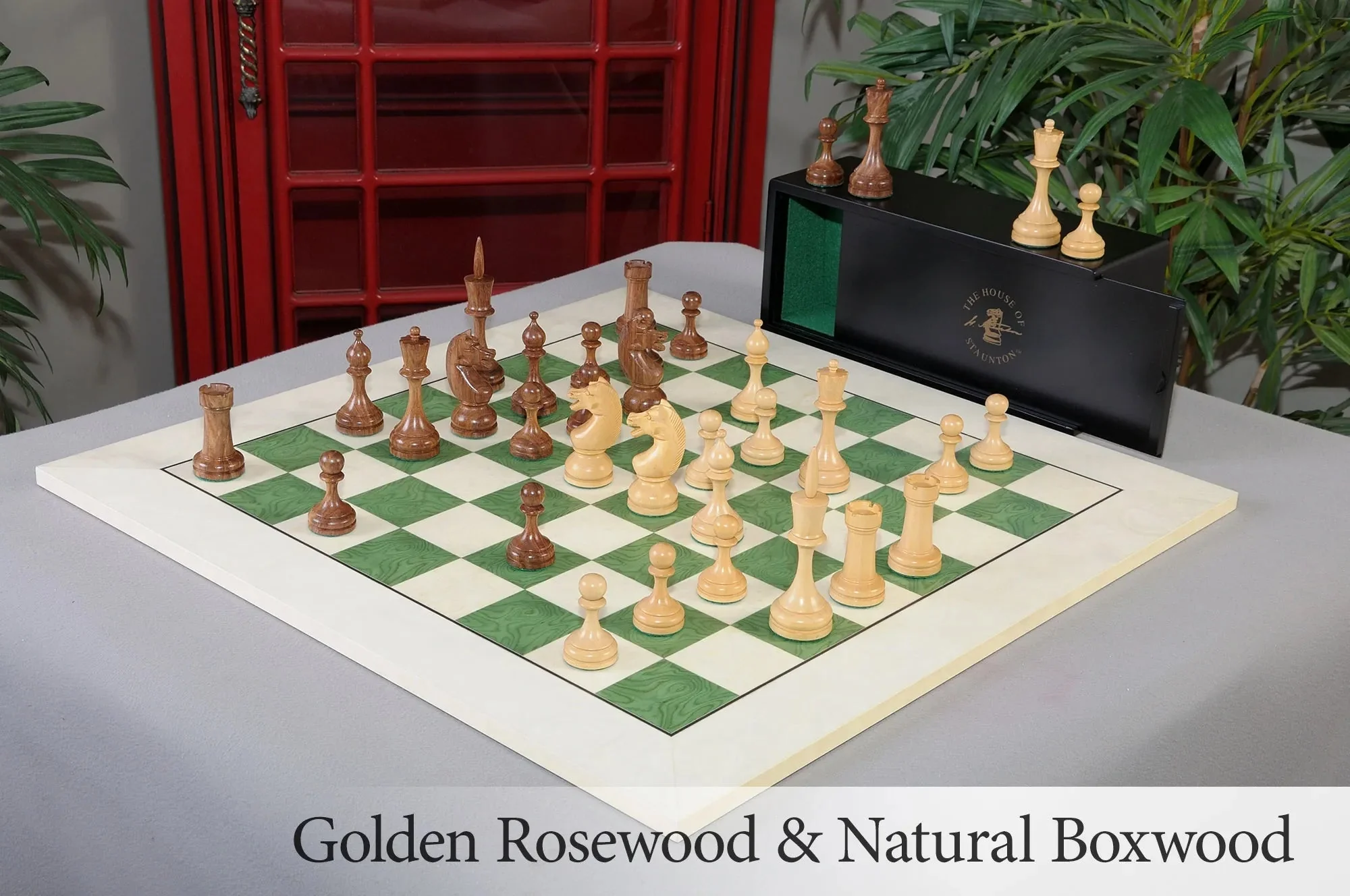 Golden Rosewood and Natural Boxwood