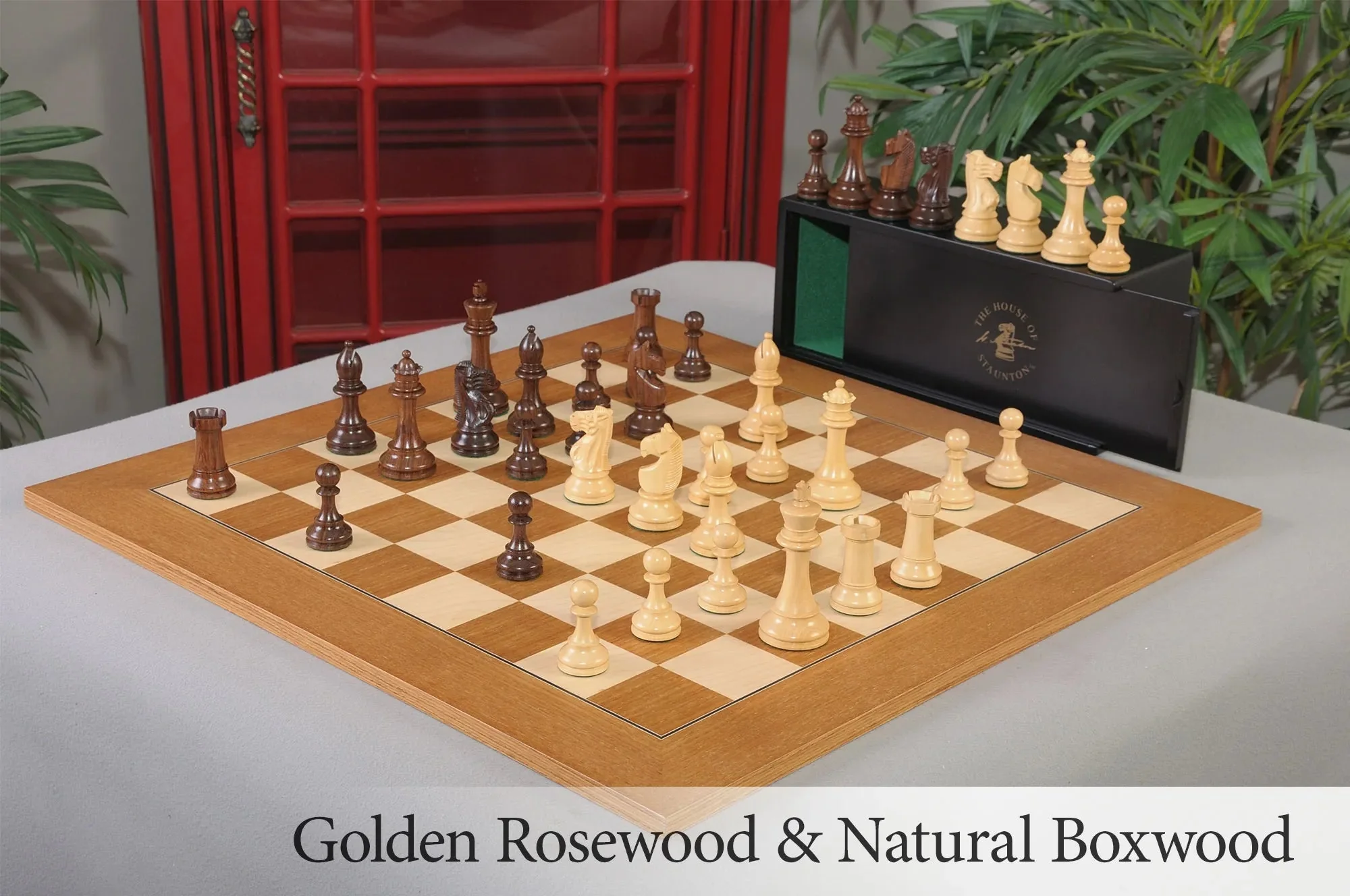 Golden Rosewood and Natural Boxwood
