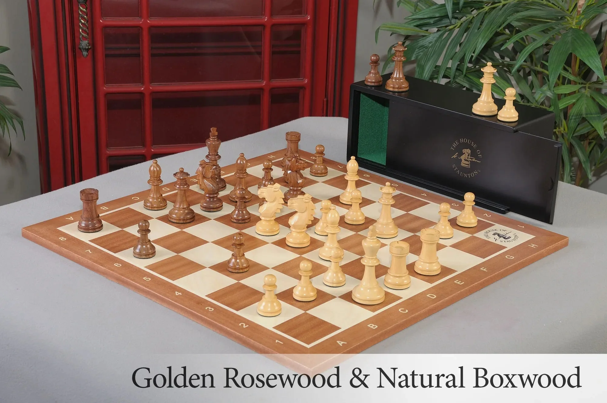 Golden Rosewood and Natural Boxwood