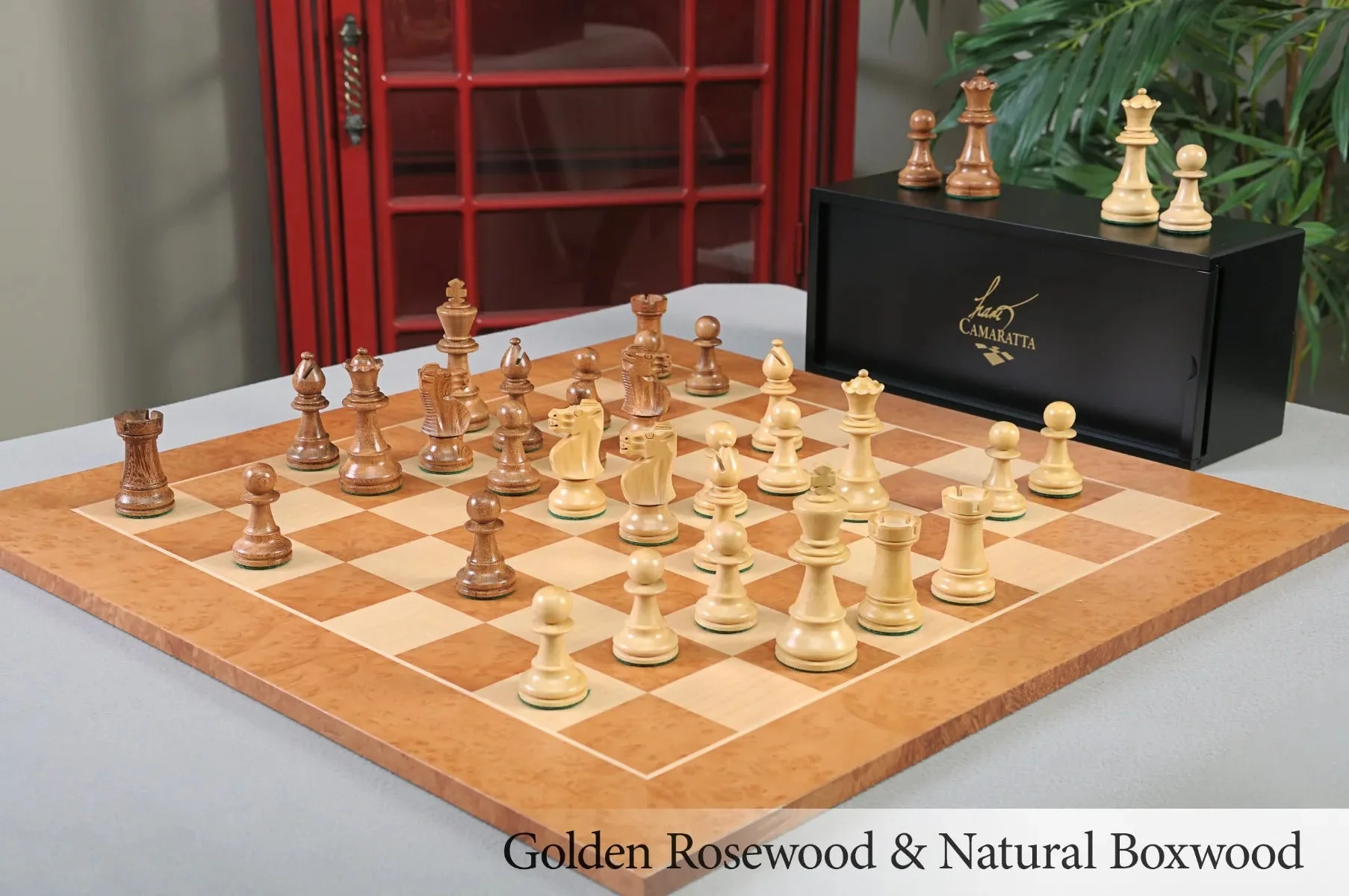 Golden Rosewood and Natural Boxwood