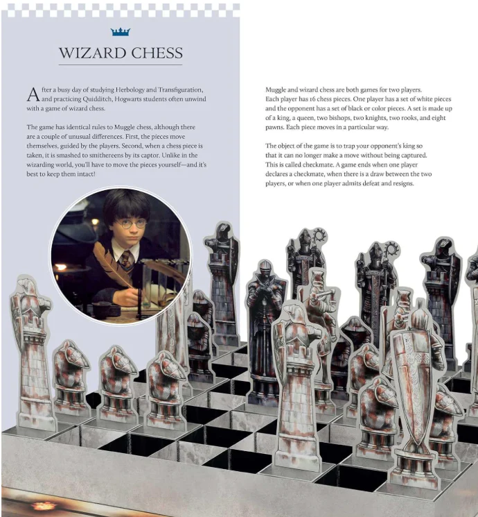 Harry Potter: The Pocket Pop-Up Wizard Chess Set – HARDCOVER - Image 9
