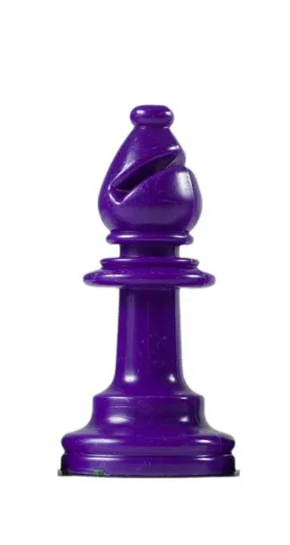 Heavy Tournament Pieces - Purple Bishop