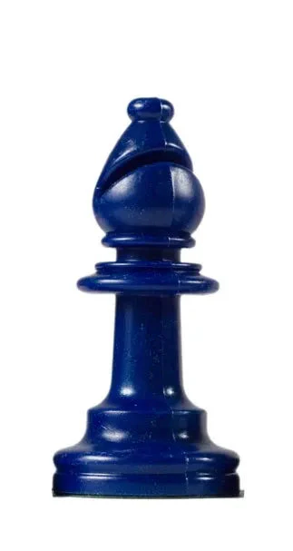 Heavy Tournament Pieces - Royal Blue Bishop