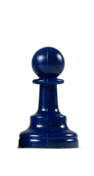 Heavy Tournament Pieces - Royal Blue Pawn