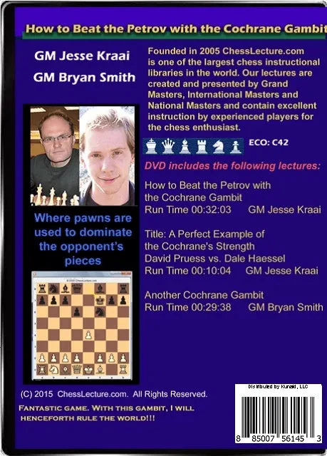 How to Beat the Petrov with the Cochrane Gambit - Chess Lecture - Volume 134 - Image 2