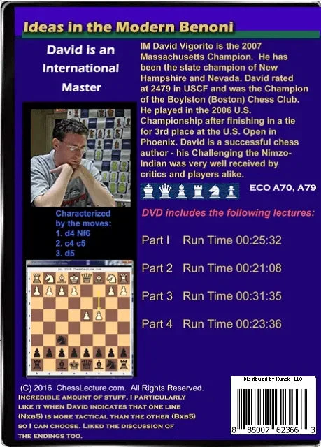 Ideas in the Modern Benoni - Chess Lecture - Volume 155 - Image 2