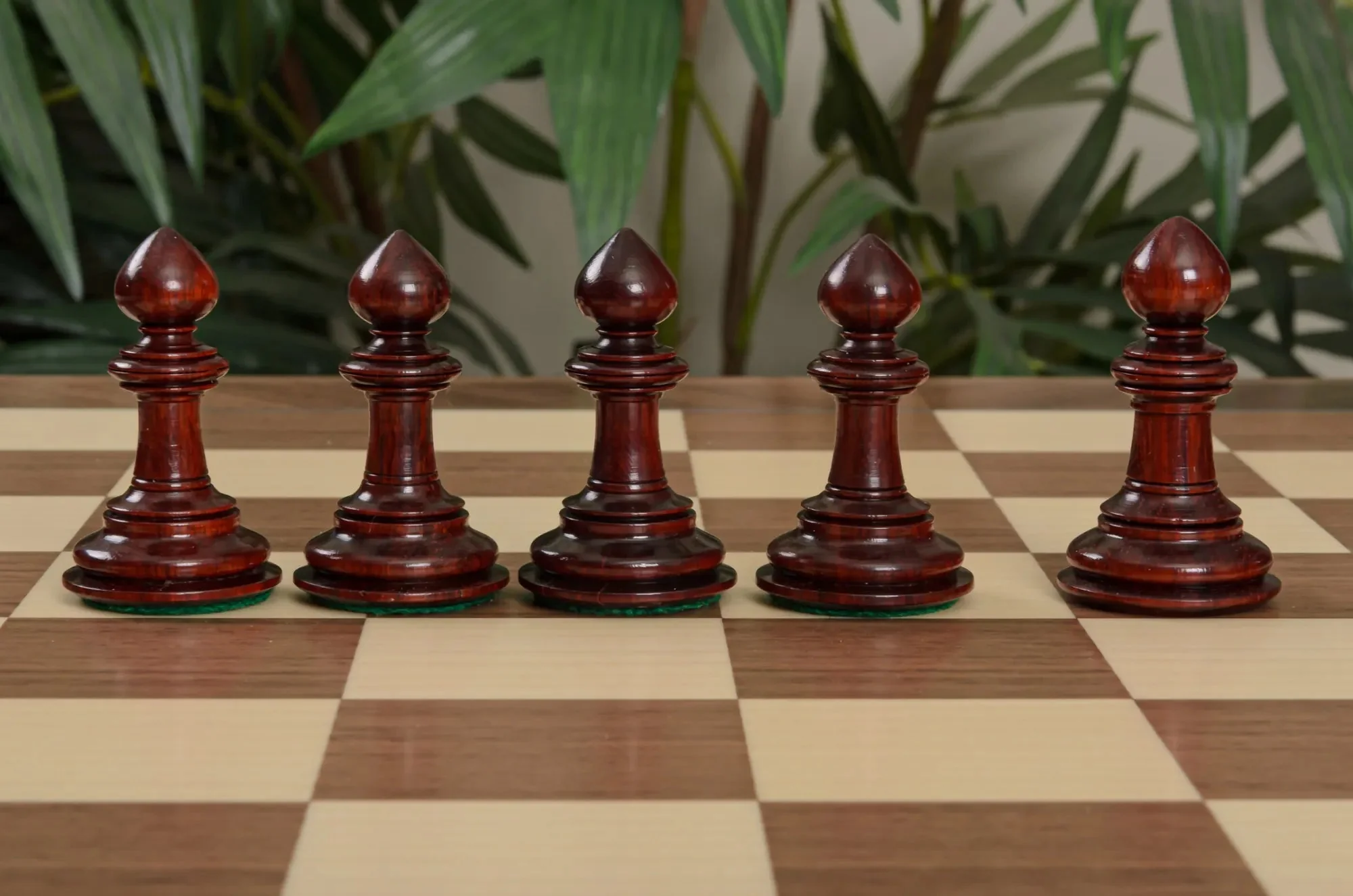 IMPERFECT - 4.4" Forever Camelot - BLOOD ROSEWOOD / BOXWOOD - Wood Chess Pieces - Image 3