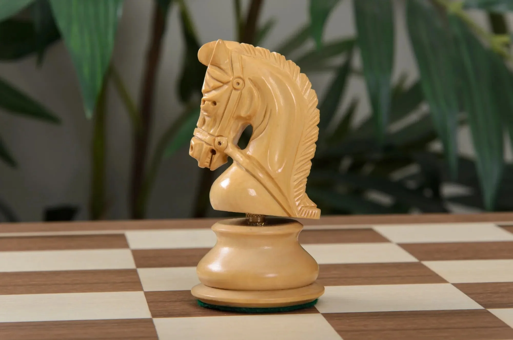 IMPERFECT - 4.4" Sultan - BLOOD ROSEWOOD / BOXWOOD - Wood Chess Pieces - Image 2