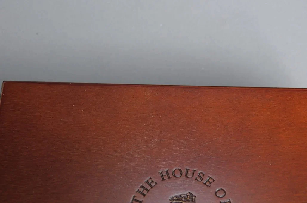 IMPERFECT - Premium Chess Box - Mahogany - w/LOGO - Image 3