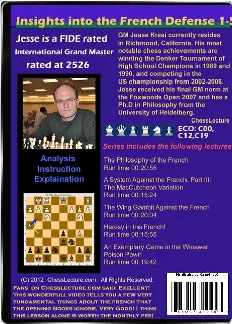 E-DVD Insights into The French Defense - Chess Lecture - Volume 20 - Image 2