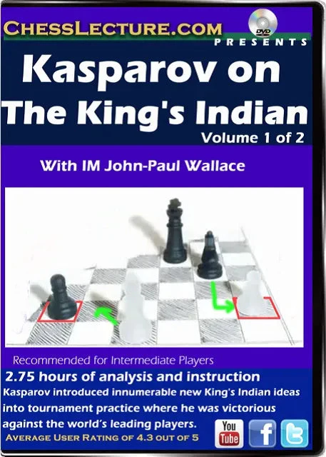E-DVD Kasparov on the King’s Indian - 2 DVDs - Chess Lecture - Volume 115 - Image 2