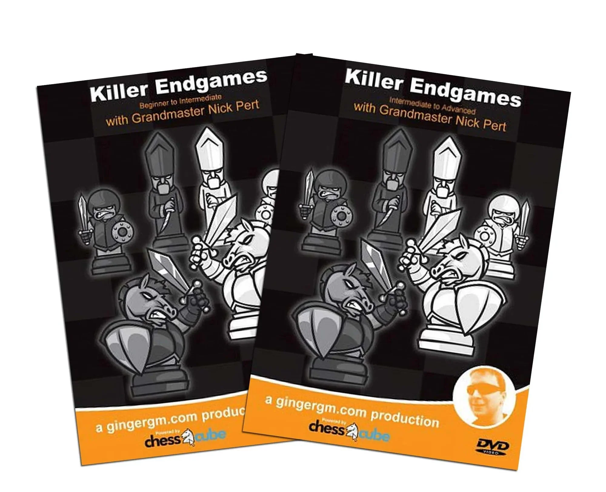 Killer Endings - Parts 1 & 2 (Beginner to Advanced) GM Nick Pert - Two Chess DVDs