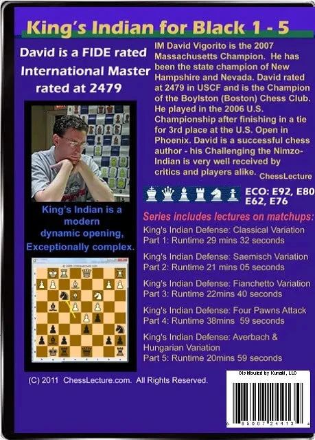 King's Indian for Black - Chess Lecture - Volume 26 - Image 2
