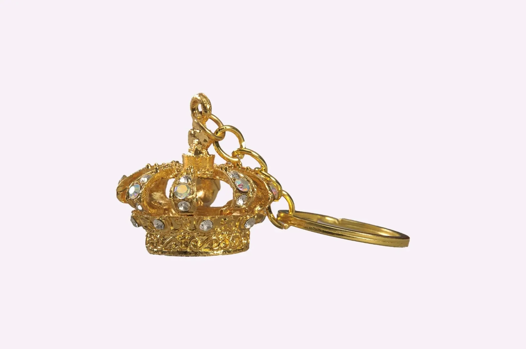 King's Crown Metal Keychain - GOLD - Image 2