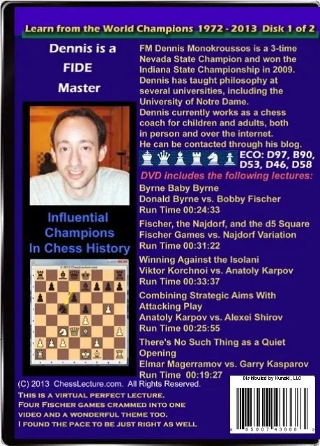 E-DVD Learn from the World Champions - Chess Lecture - 2 DVDs - Volume 58 - Image 3