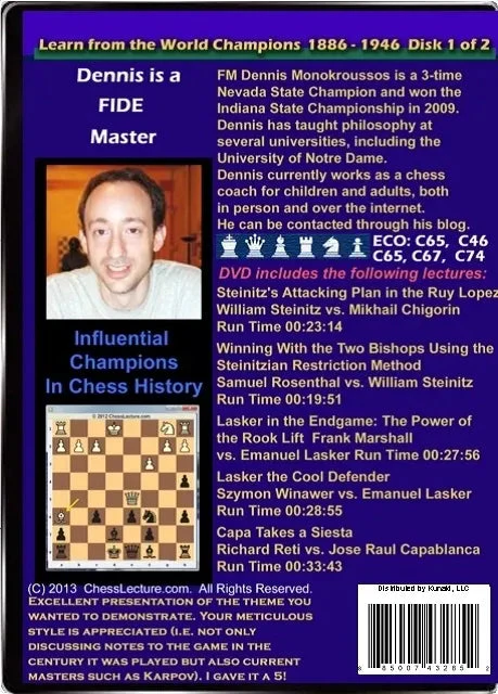 E-DVD Learn from the World Champions - Chess Lecture - 2 DVDs - Volume 60 - Image 3