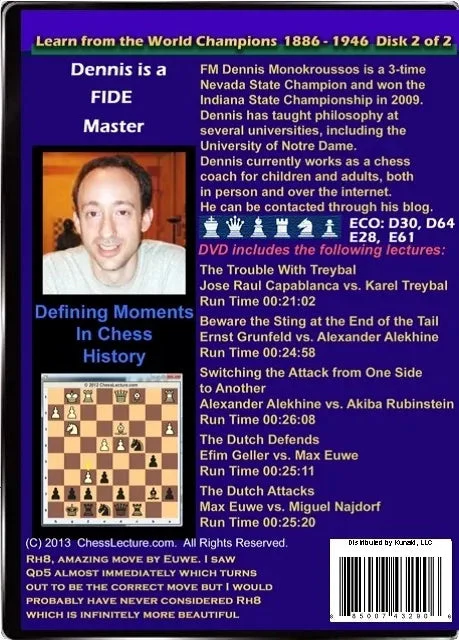 E-DVD Learn from the World Champions - Chess Lecture - 2 DVDs - Volume 60 - Image 4
