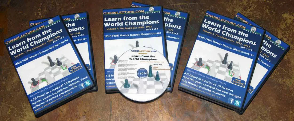 Learn from the World Champions - Complete Set - 6 DVDs - Chess Lecture