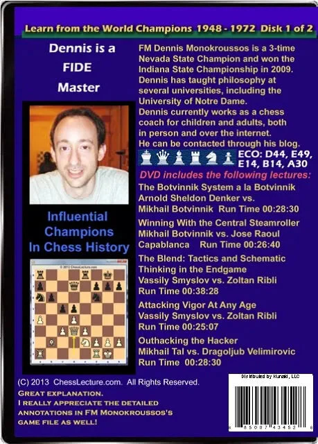 Learn from the World Champions - Chess Lecture - 2 DVDs - Volume 59 - Image 2