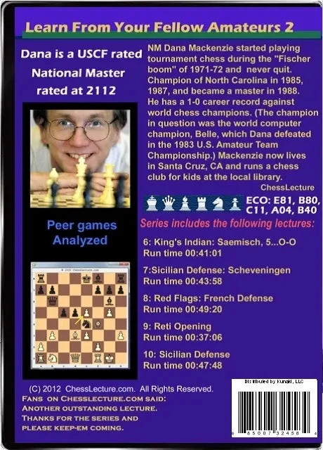 E-DVD Learn From Your Fellow Amateurs 2 - Chess Lecture - Volume 7 - Image 2