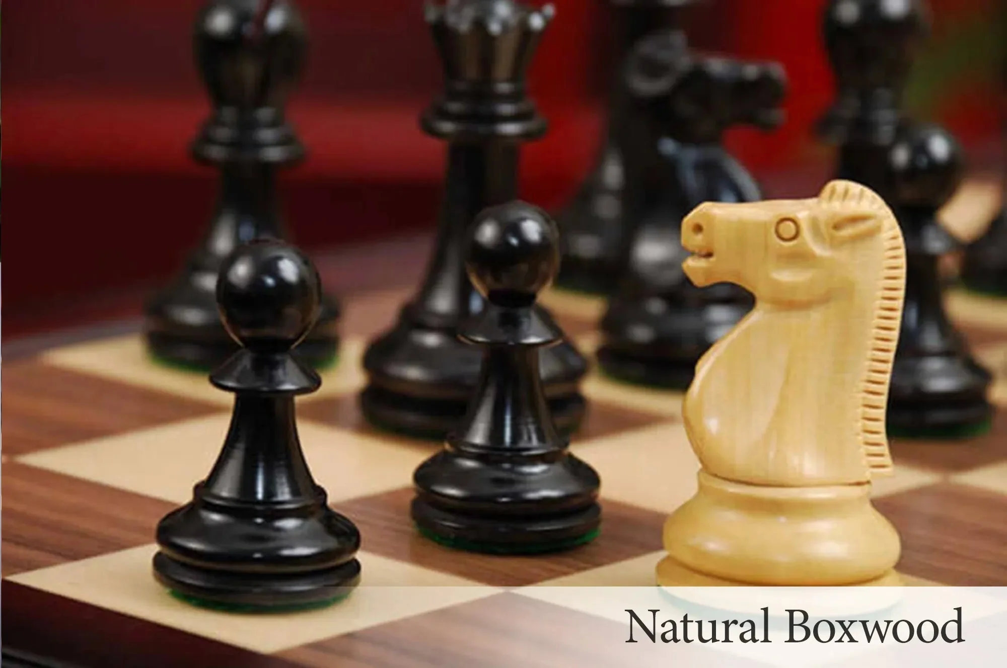 LIBRARY Reykjavik Series Chess Pieces - 3.25" King - Image 17