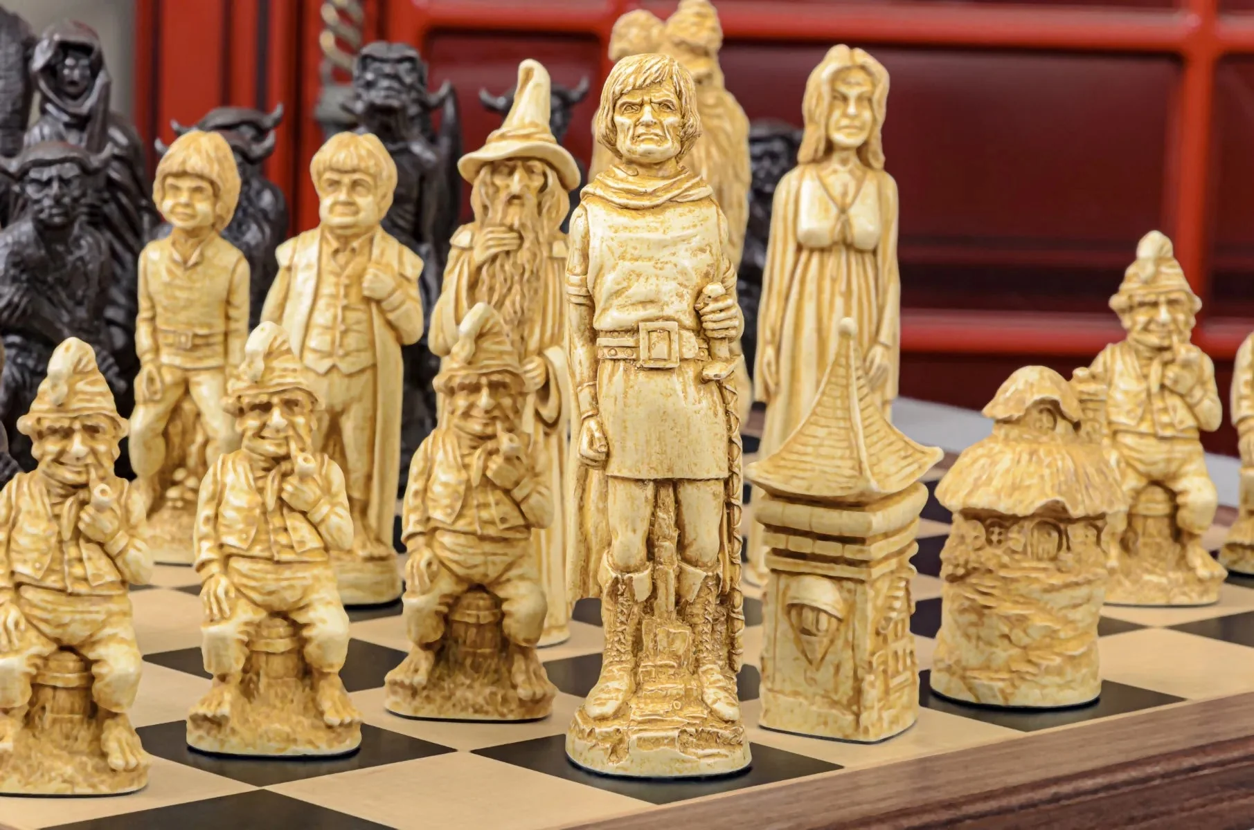 The Lord of the Rings Series Chess Pieces - 5.9" King - Brown and Natural - Image 4