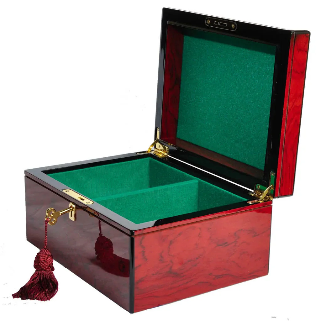 Luxe Premium Chess Box - Bubinga Burl
