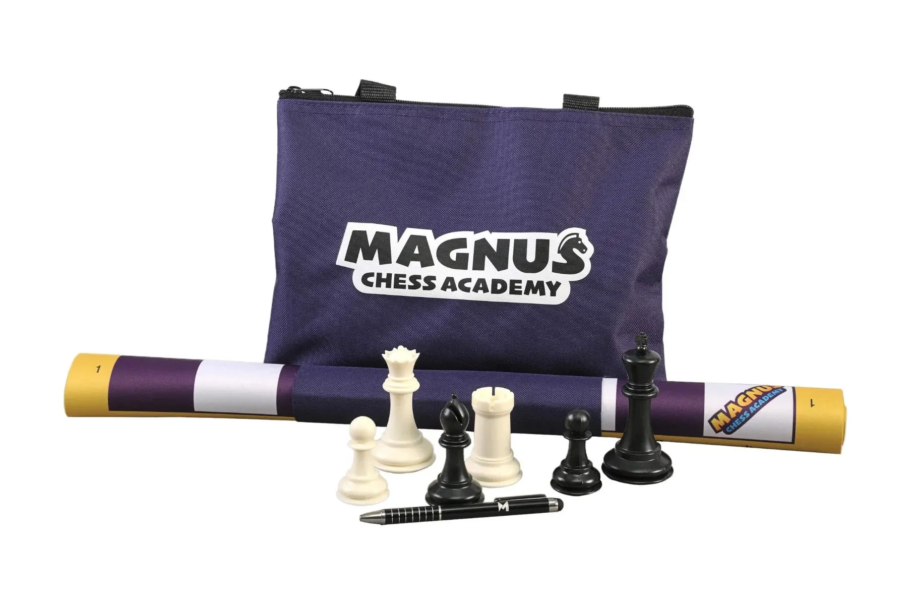 Magnus Chess Academy Signature Series Chess Set, Bag And Board Combination - Image 3