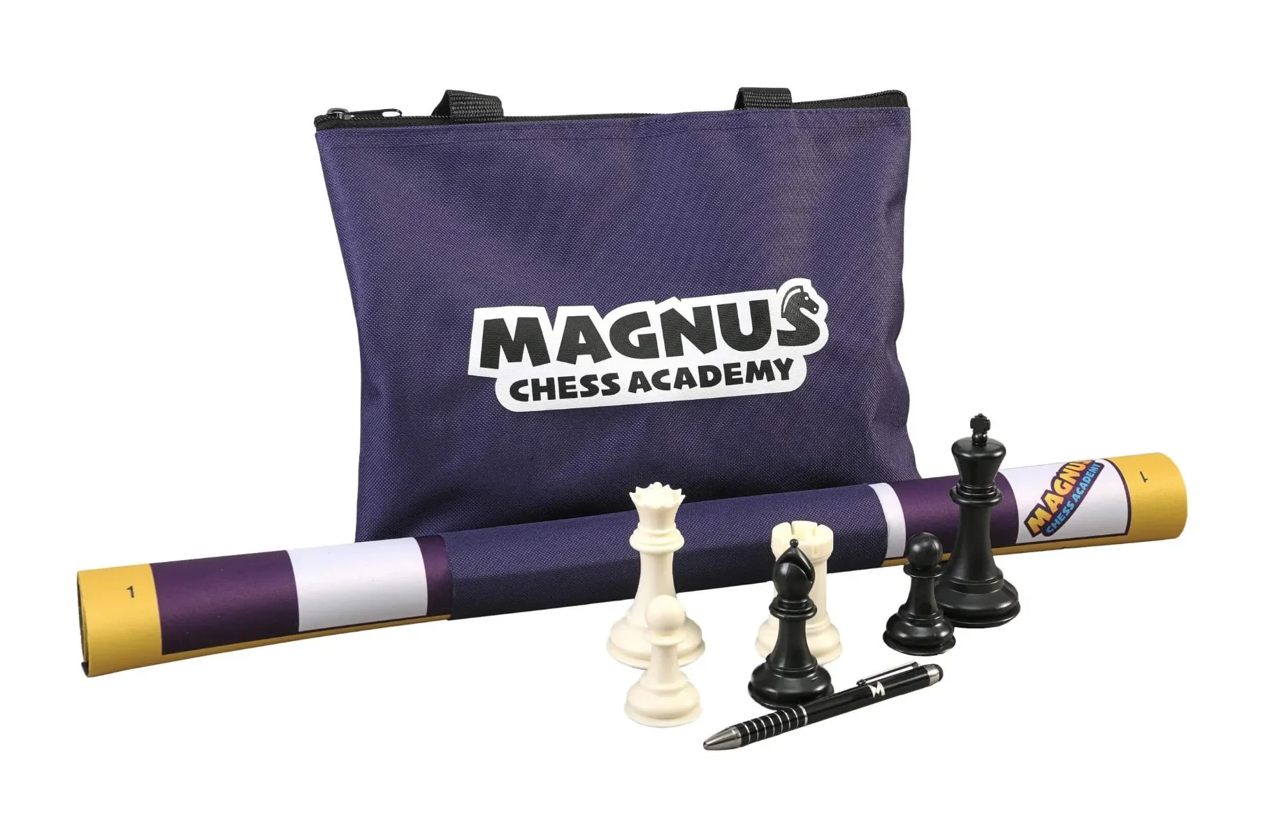 Magnus Chess Academy Signature Series Chess Set, Bag And Board Combination - Image 4