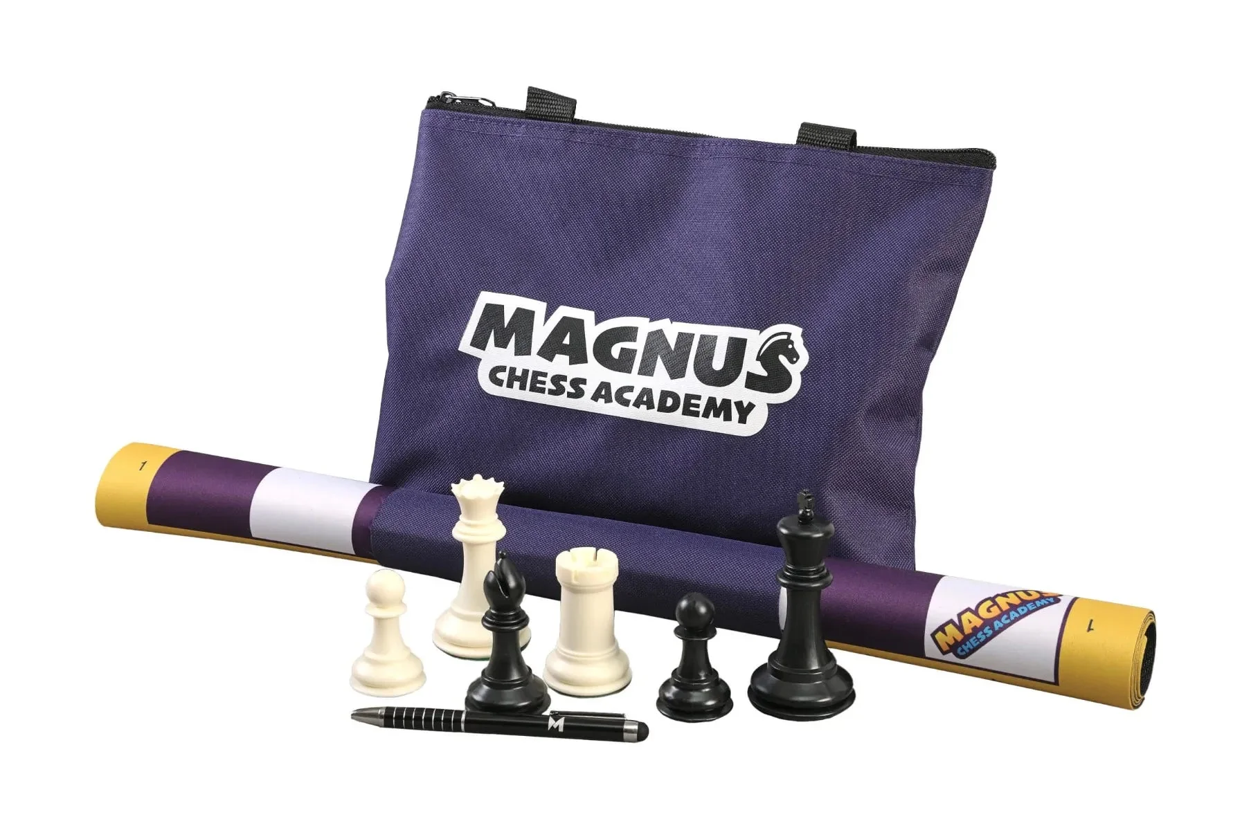 Magnus Chess Academy Signature Series Chess Set, Bag And Board Combination - Image 5