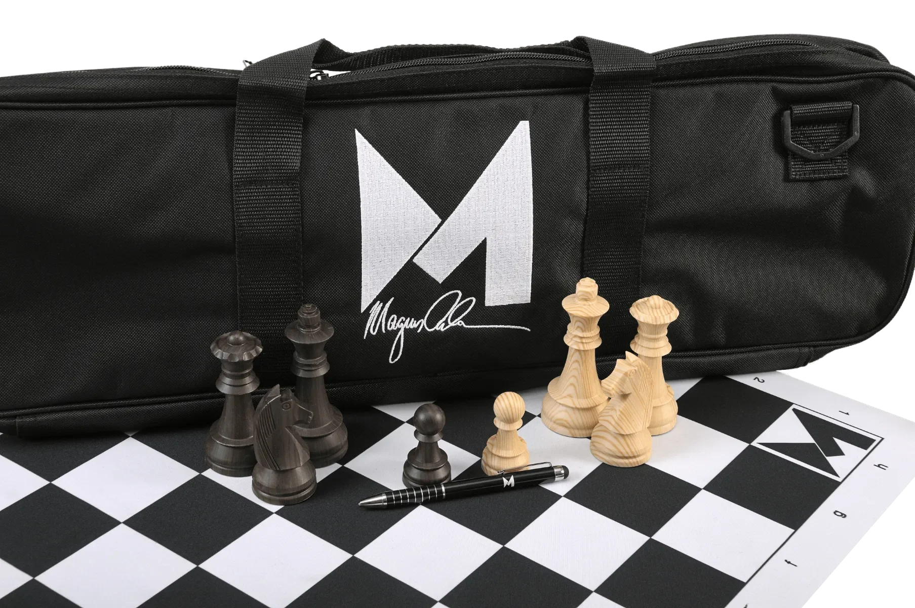 Magnus Carlsen Signature Series Chess Set, Bag And Board Combination - Image 2