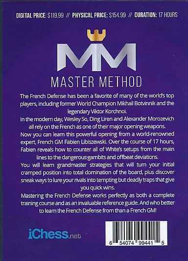 CLEARANCE - MASTER METHOD - The Libiszewski Method - GM Fabien Libiszewski - Over 16 hours of Content! - Image 2