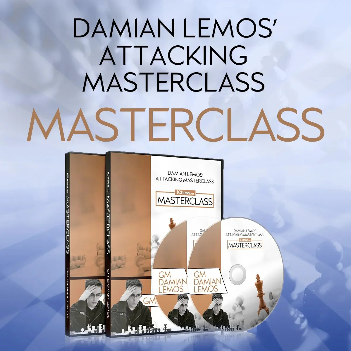 CLEARANCE - MASTERCLASS - Damian Lemos' Attacking Masterclass - GM Damian Lemos - Over 10 hours of Content!
