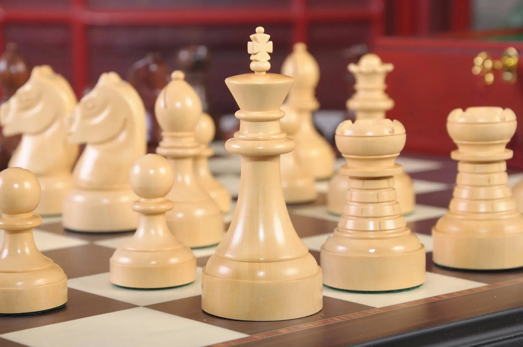 The Mechanics Institute Chess Set, Box, & Board Combination - Image 25