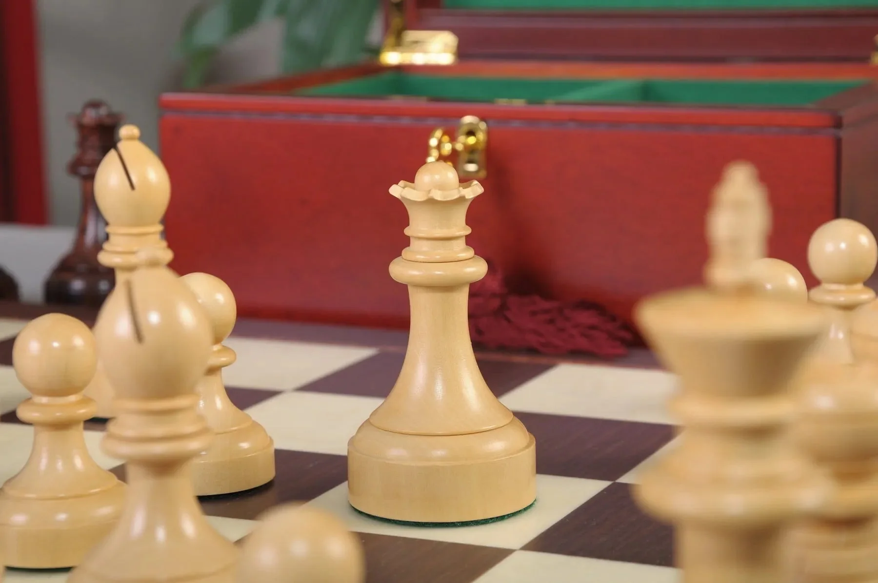 The Mechanics Institute Chess Set, Box, & Board Combination - Image 26