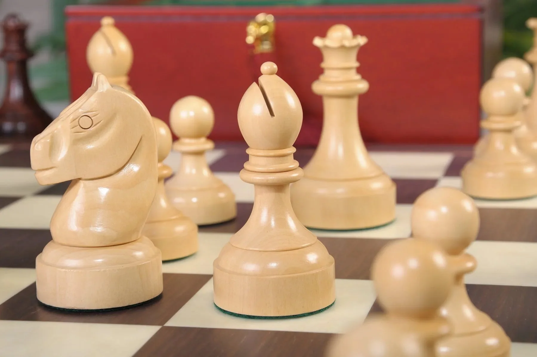 The Mechanics Institute Chess Set, Box, & Board Combination - Image 27