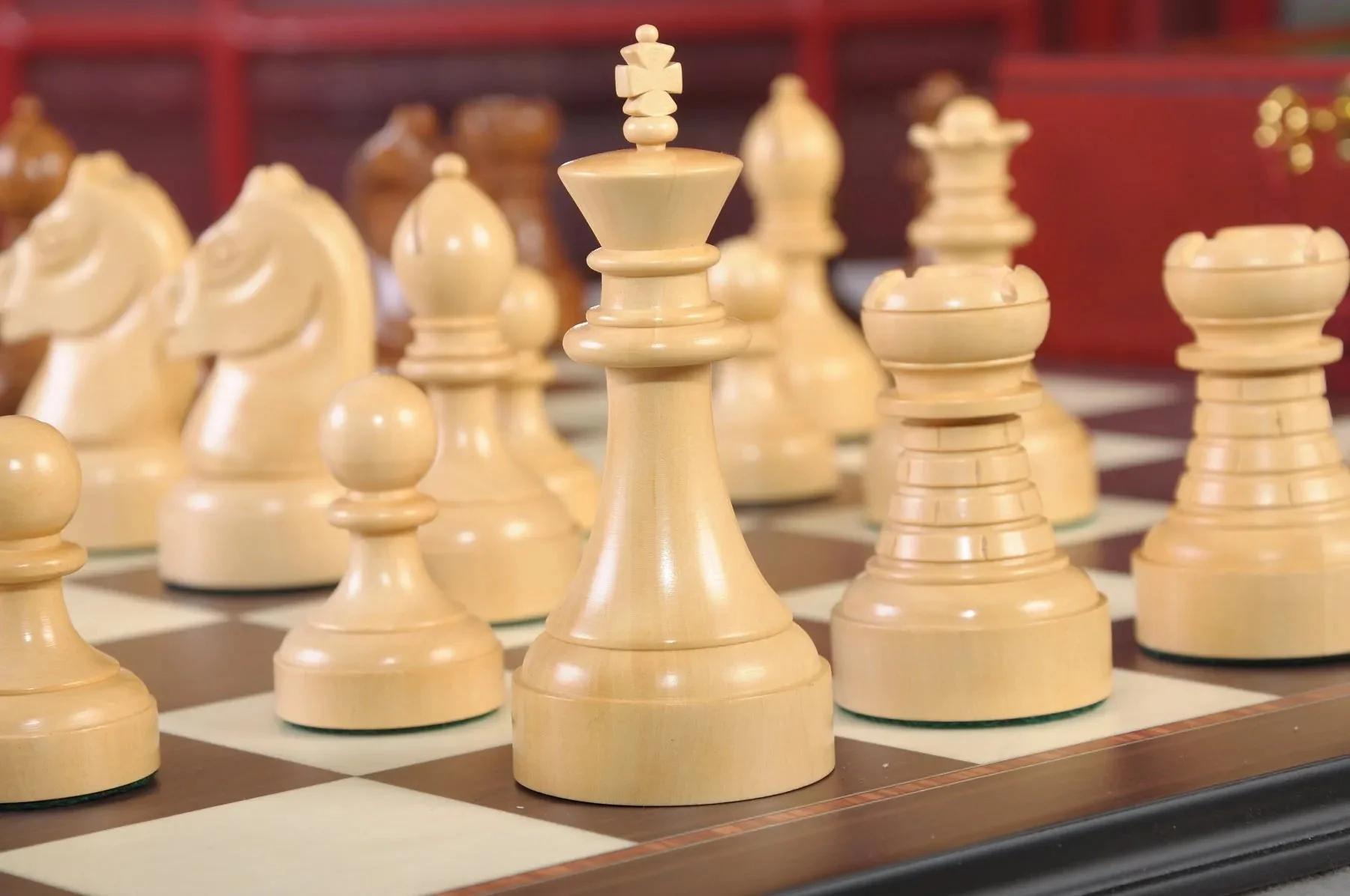 The Mechanics Institute Chess Set, Box, & Board Combination - Image 3